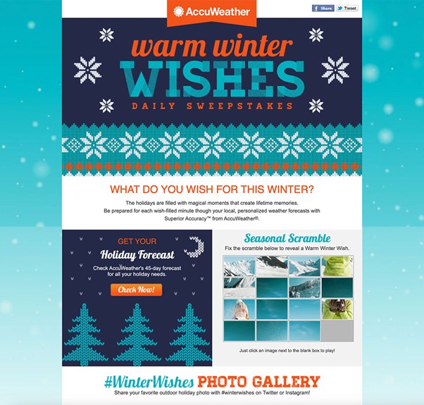 Accuweather Instant Win Sweepstakes