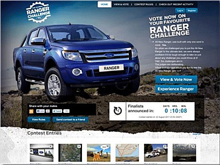 Ford RANGER CHALLENGE UGC Contest